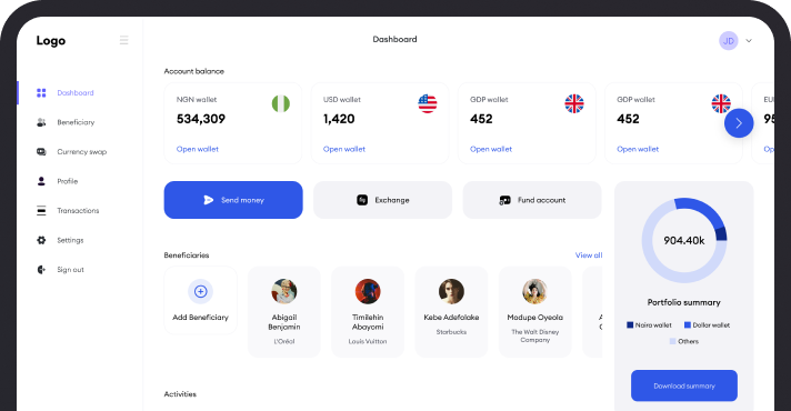 Landing Page Dashboard Image